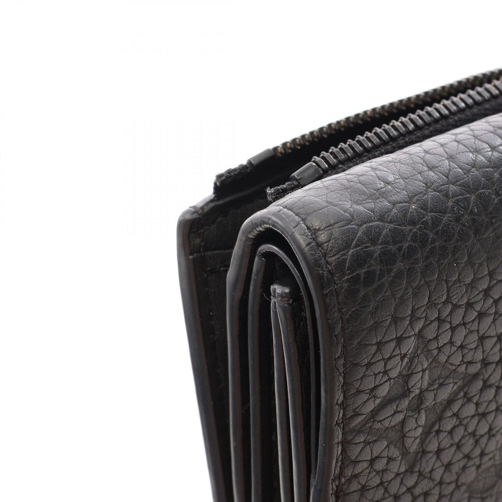 Louis Vuitton Trifold Wallet Portefeuille Pilot Noir Leather — view 8