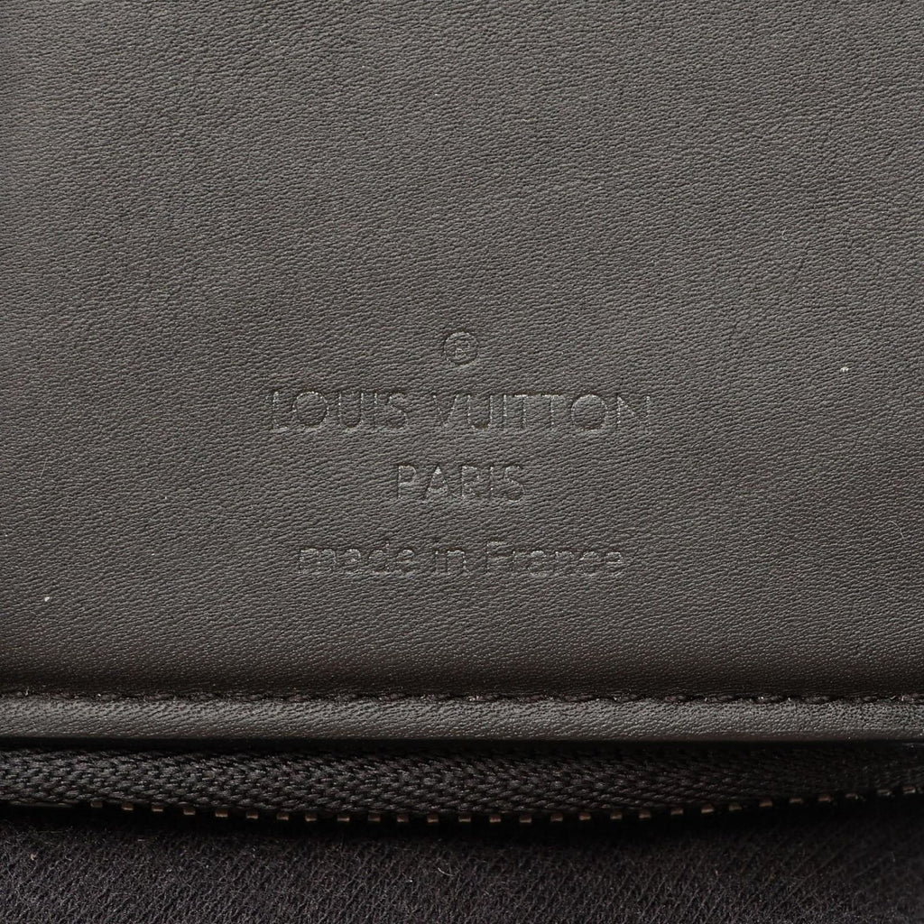 Louis Vuitton Trifold Wallet Portefeuille Pilot Noir Leather — view 5
