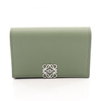 Loewe Business Card Case Anagram Olive Leather