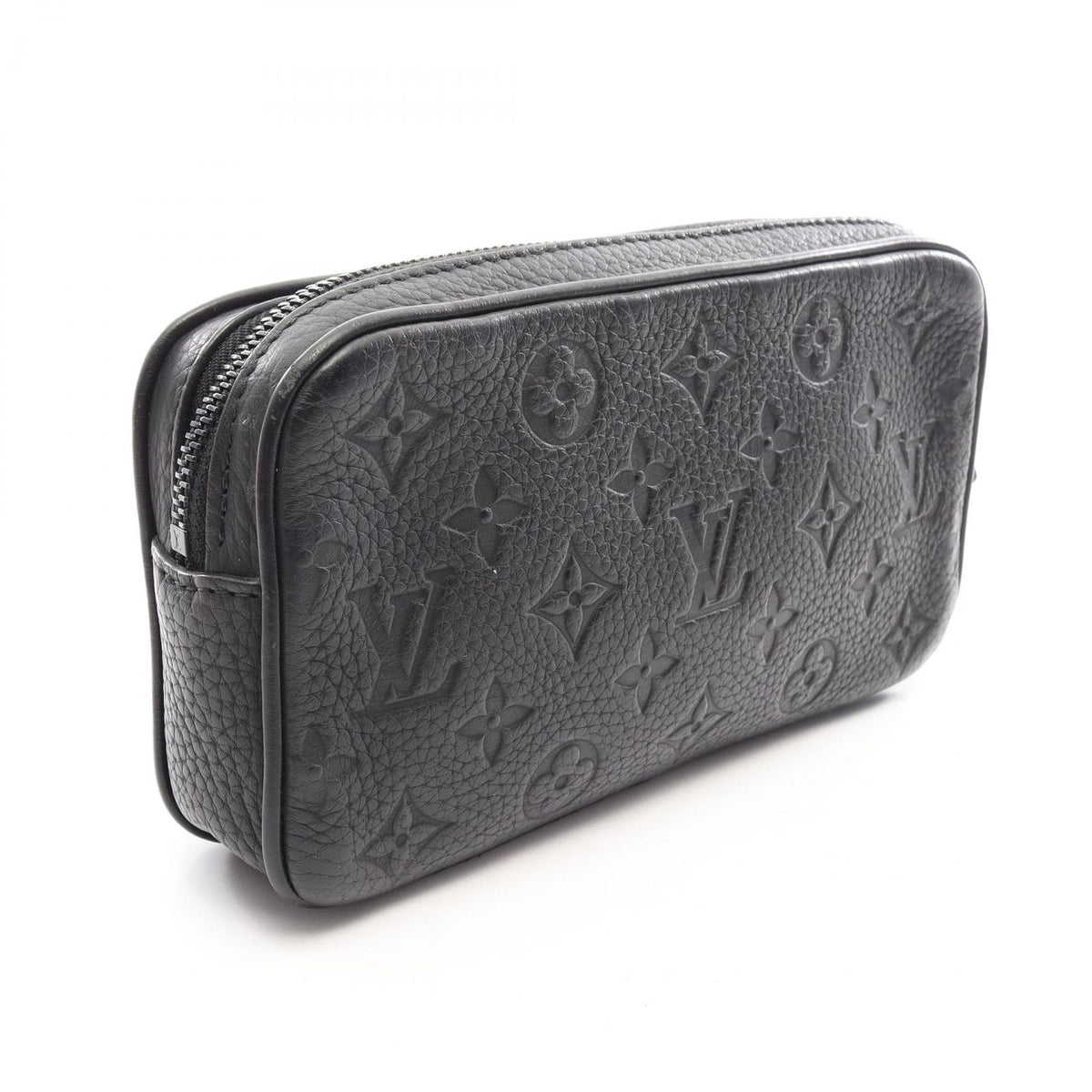 Louis Vuitton Clutch Pochette Volga Noir Leather — view 2
