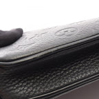 Louis Vuitton Clutch Pochette Volga Noir Leather — view 8