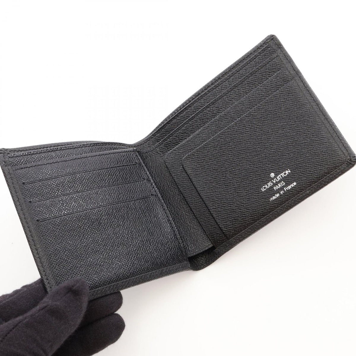 Louis Vuitton Billfold Portefeuille Cartes Credit Ardoise Leather Wallet — view 3