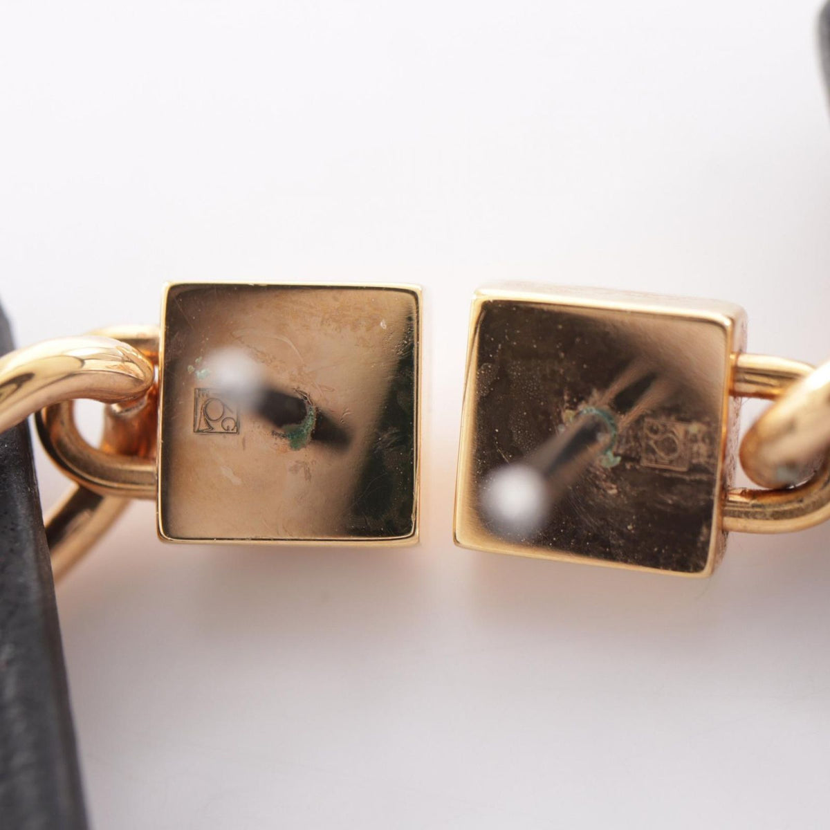 Hermes Earrings As de Coeur FM Leather — view 5