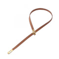 Hermes Necklace Kelly Gold Leather
