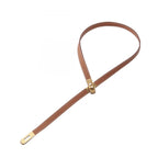 Hermes Necklace Kelly Gold Leather