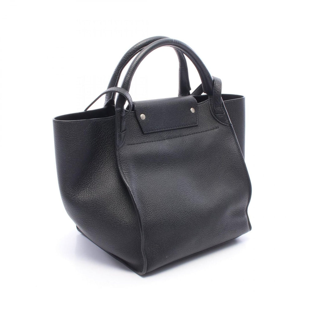 Celine Handbag Big Bag Small with Long Strap Black Leather — view 2