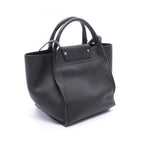 Celine Handbag Big Bag Small with Long Strap Black Leather — view 2
