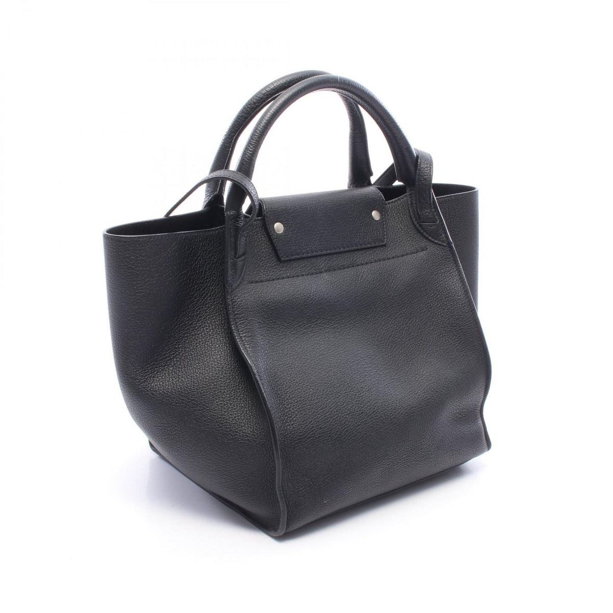 Celine Handbag Big Bag Small with Long Strap Black Leather — view 2