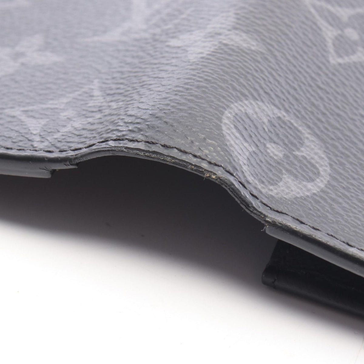 Louis Vuitton Bifold Wallet Portefeuille Brazza Monogram Eclipse — view 8