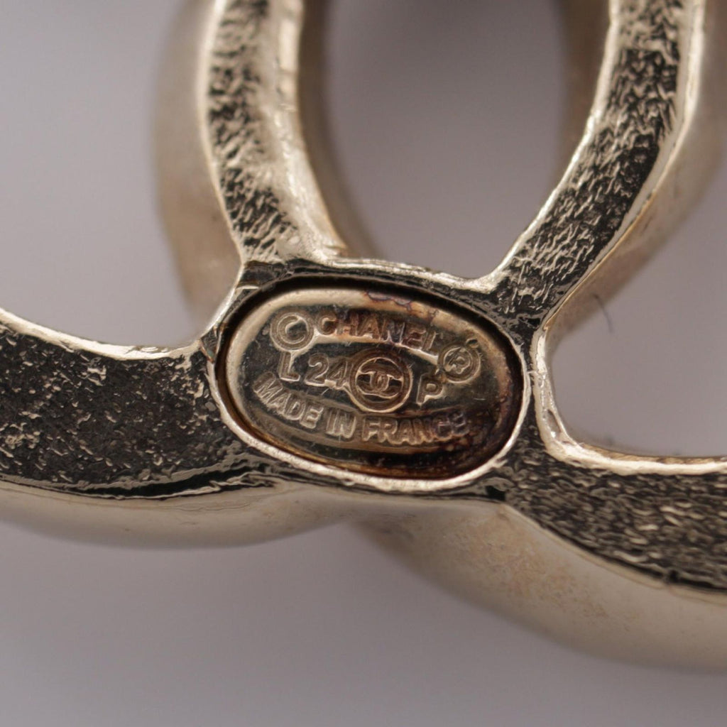 Chanel Earrings CC Logo — view 3