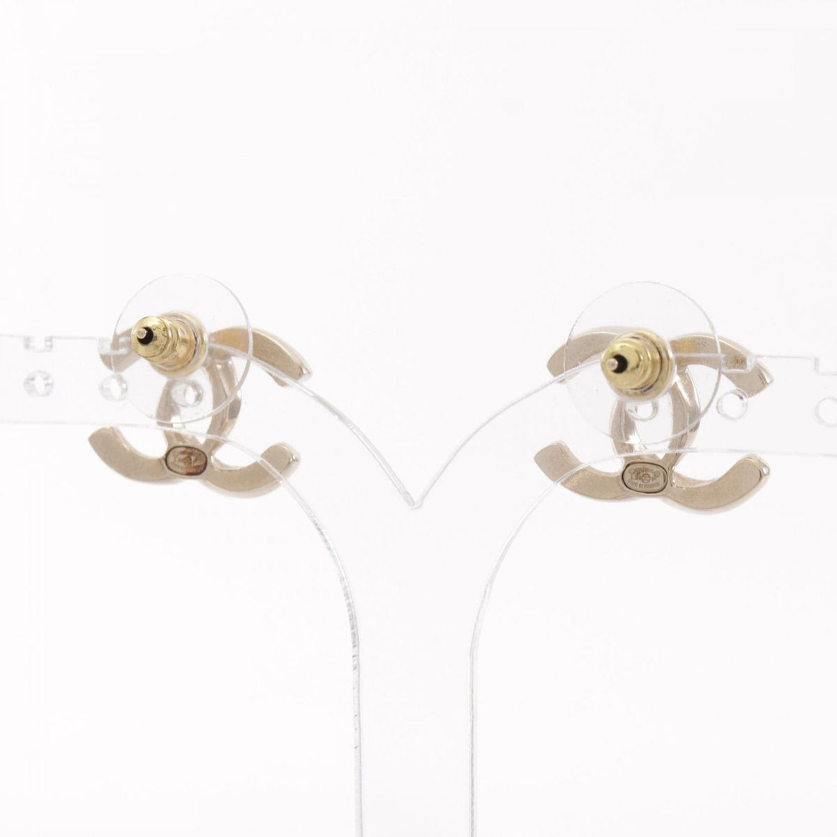 Chanel Earrings CC Logo — view 2