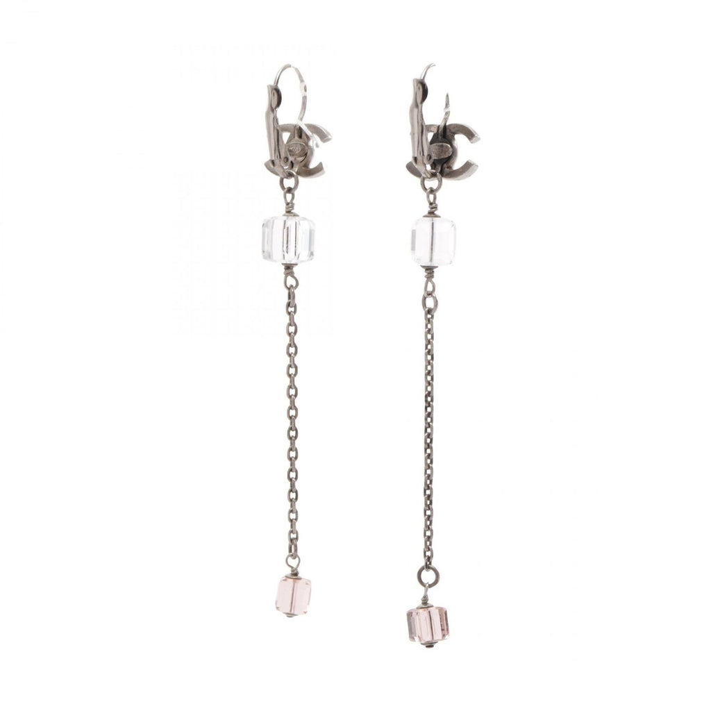 Chanel Earrings CC Logo Cube — view 2