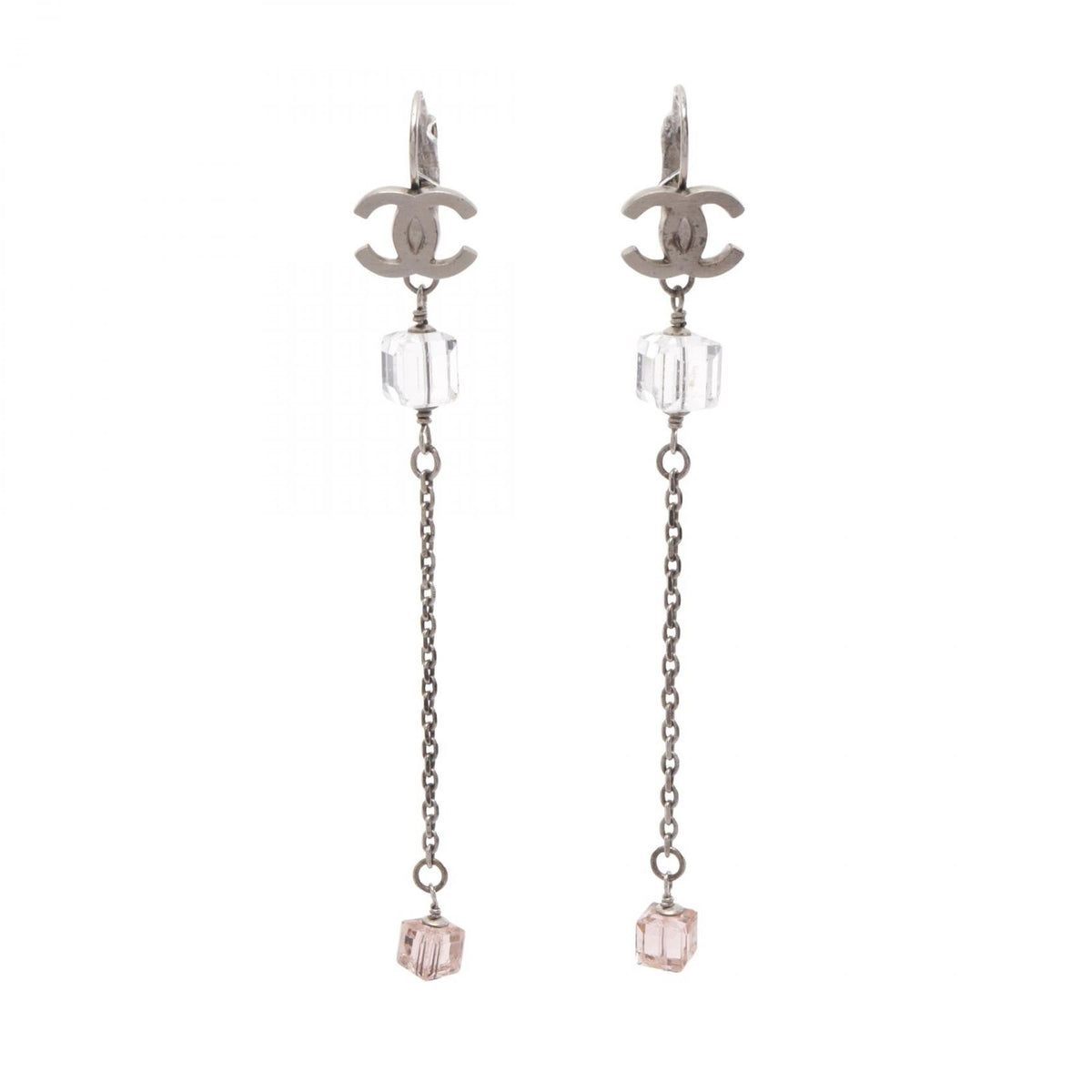 Chanel Earrings CC Logo Cube