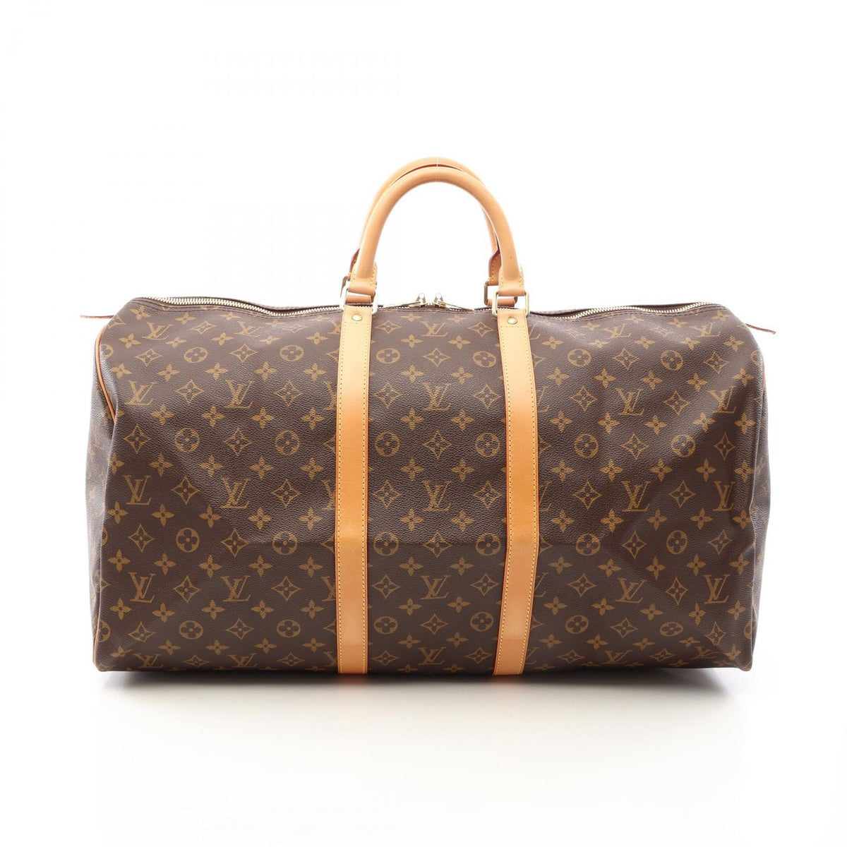 Louis Vuitton Boston Bag Keepall 55 Leather