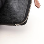 Hermes Coin Purse Azap Compact Mini Silk'in Black Leather — view 8