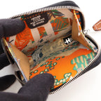 Hermes Coin Purse Azap Compact Mini Silk'in Black Leather — view 3