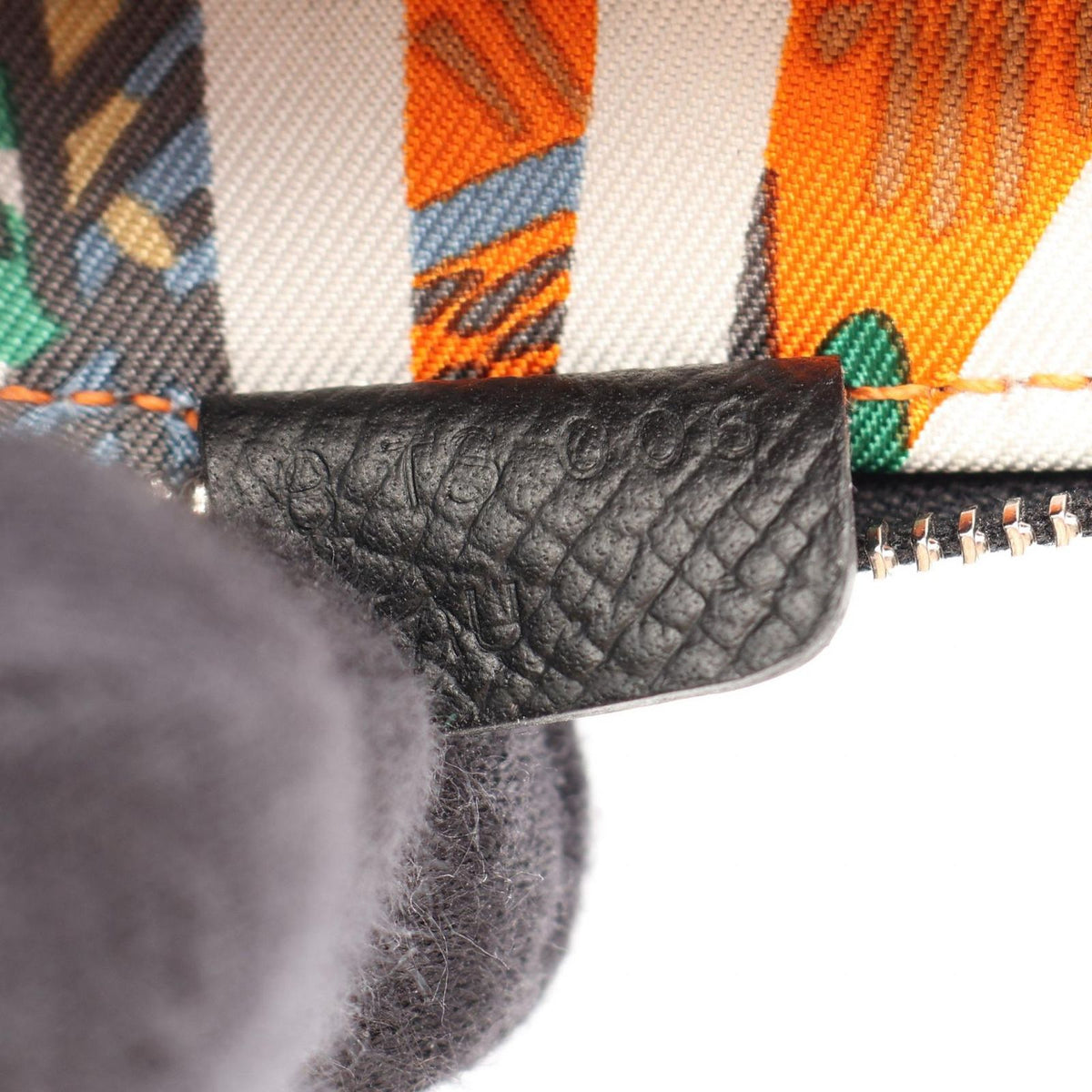Hermes Coin Purse Azap Compact Mini Silk'in Black Leather — view 5