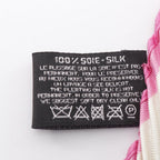 Chanel Scarf CC Logo Pleated Silk — view 3