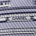 Chanel Scarf CC Logo Pleated Silk — view 4