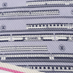 Chanel Scarf CC Logo Pleated Silk — view 5