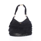 Saint Laurent Tropez Black Leather Shoulder Bag