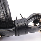 Saint Laurent Tropez Black Leather Shoulder Bag — view 5