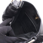 Saint Laurent Tropez Black Leather Shoulder Bag — view 3
