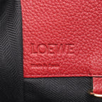 Loewe Handbag Hammock Bag Small 2-Way Wine Red Leather — view 4