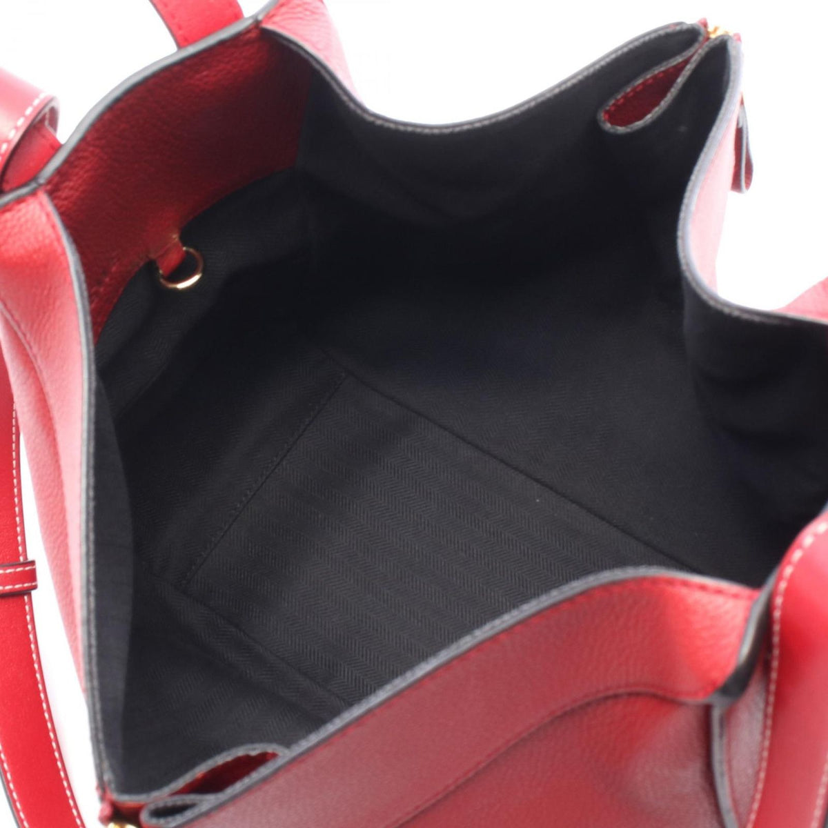 Loewe Handbag Hammock Bag Small 2-Way Wine Red Leather — view 3