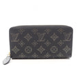Louis Vuitton Round Wallet Zippy Noir Gold Leather