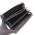 Louis Vuitton Round Wallet Zippy Noir Gold Leather — view 3