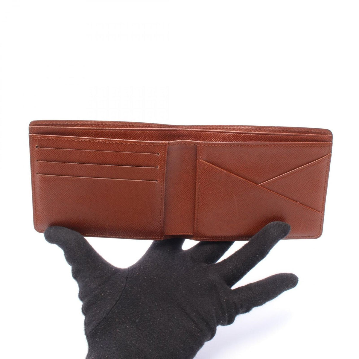 Louis Vuitton Bifold Wallet Portefeuille Multiple Leather — view 3