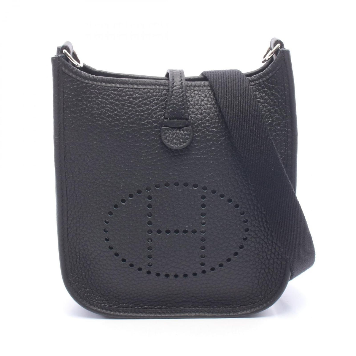 Hermes Shoulder Bag Evelyne TPM Black Amazone