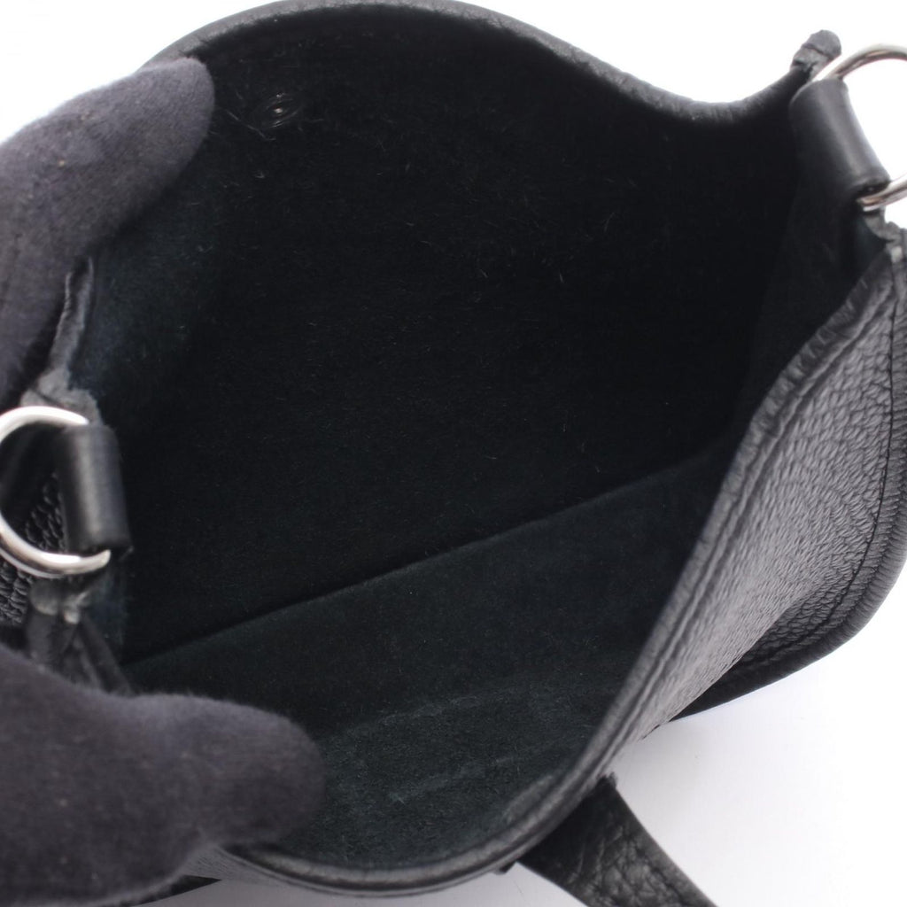 Hermes Shoulder Bag Evelyne TPM Black Amazone — view 3