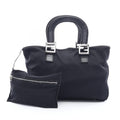 Fendi Handbag Black Leather