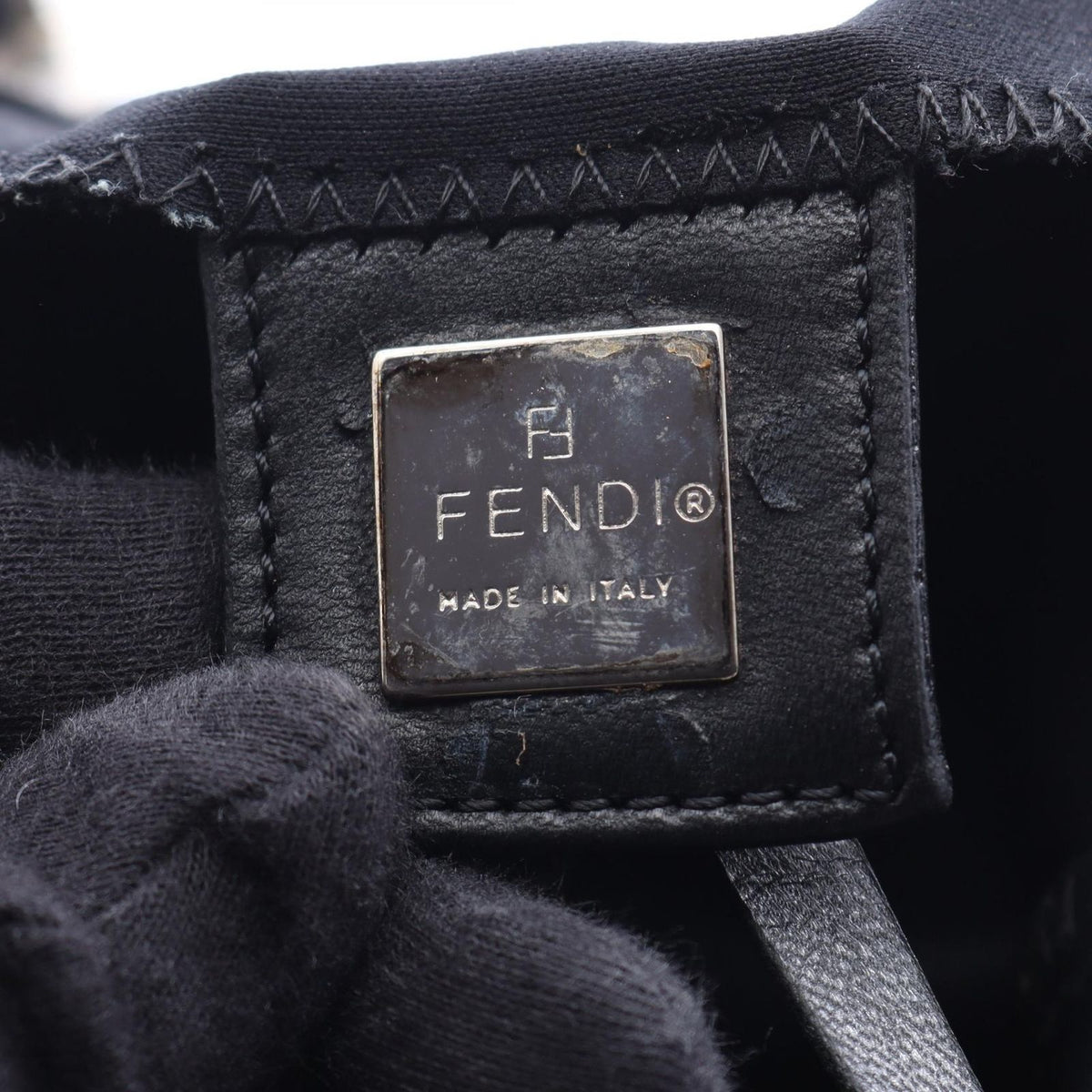 Fendi Handbag Black Leather — view 4