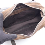 Loewe Handbag Ostrich Embossed Suede Bag — view 3