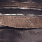 Loewe Handbag Ostrich Embossed Suede Bag — view 4
