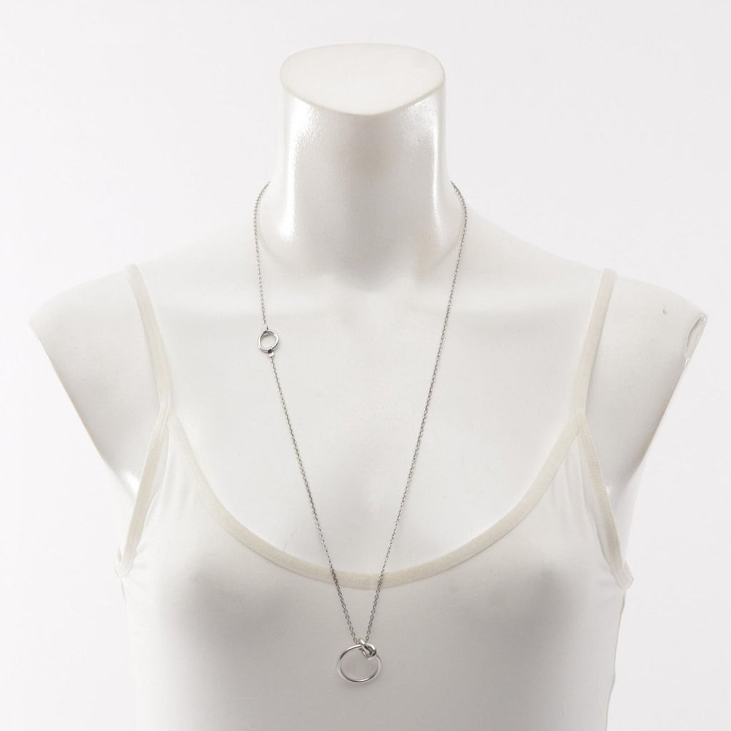 Celine Necklace Knot Silver — view 5