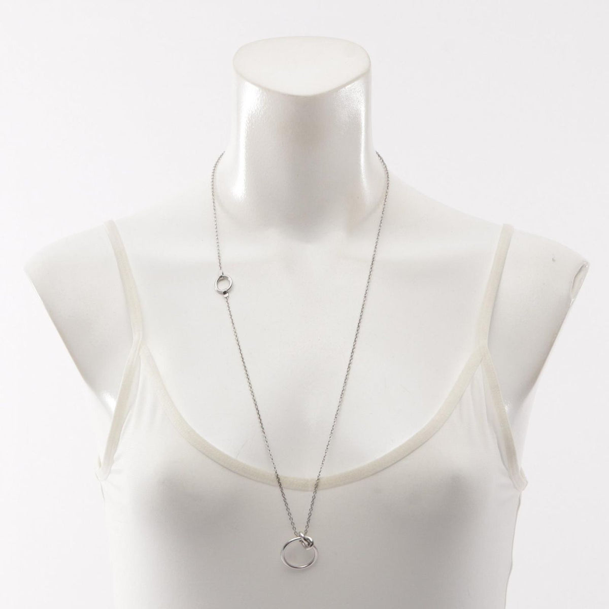 Celine Necklace Knot Silver — view 5