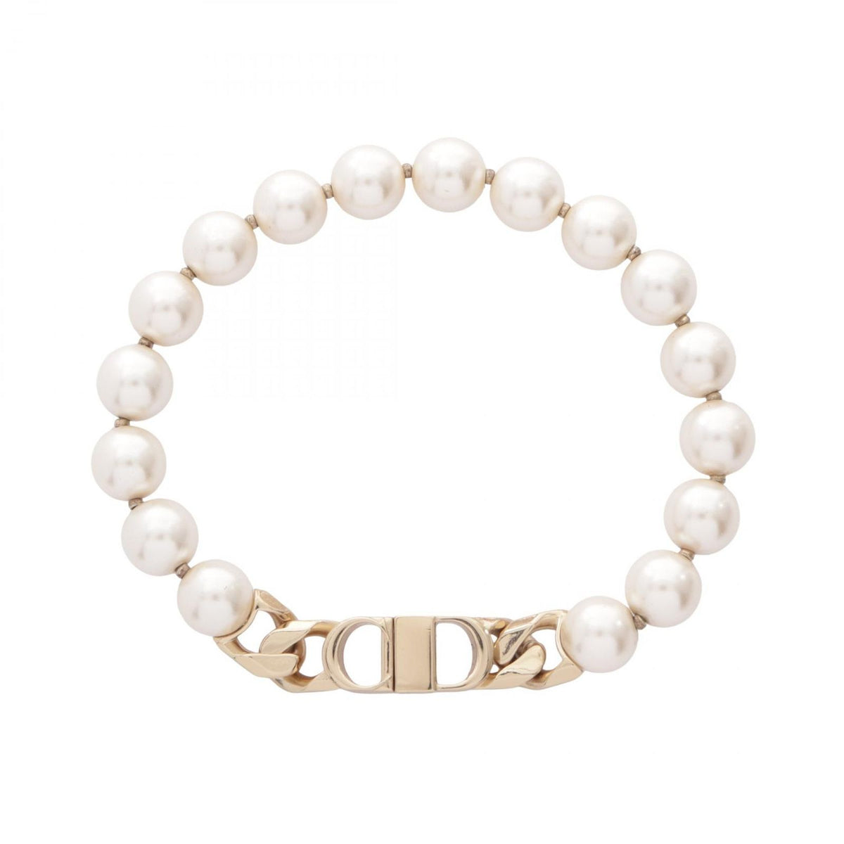 Dior Bracelet CD Logo Pearl