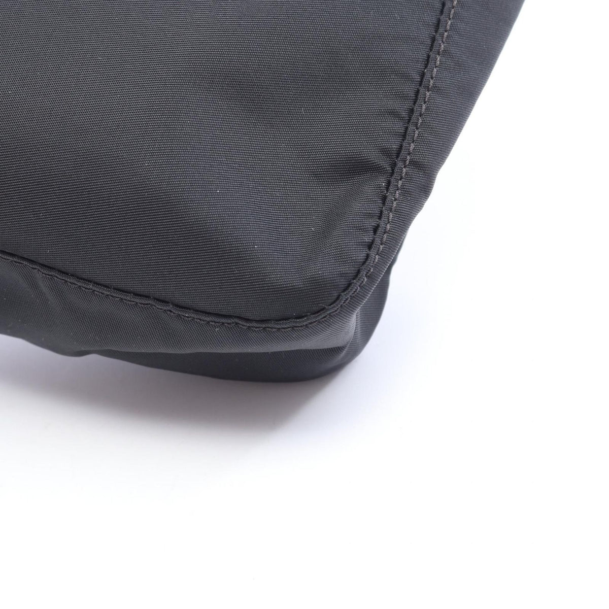 Fendi Shoulder Bag FF Black Nylon Leather — view 6