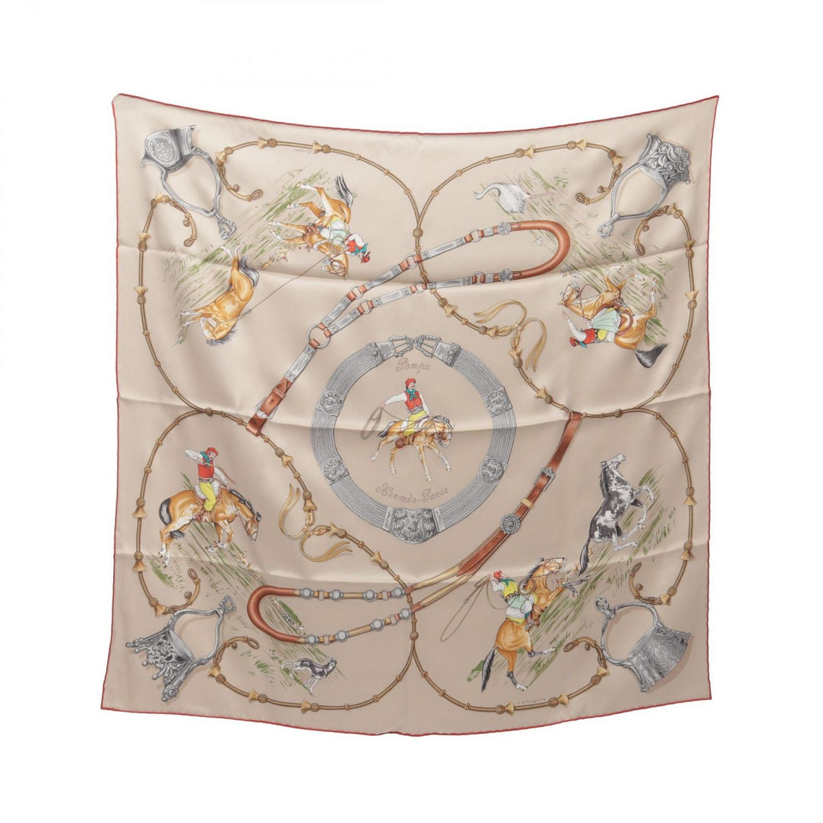 Hermes Scarf Carre 70 Pampa Silk