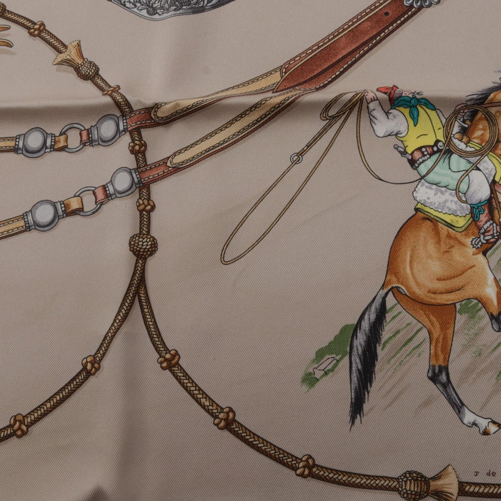 Hermes Scarf Carre 70 Pampa Silk — view 5