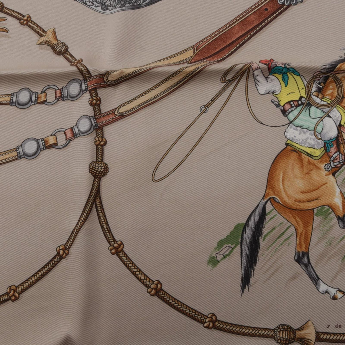 Hermes Scarf Carre 70 Pampa Silk — view 5