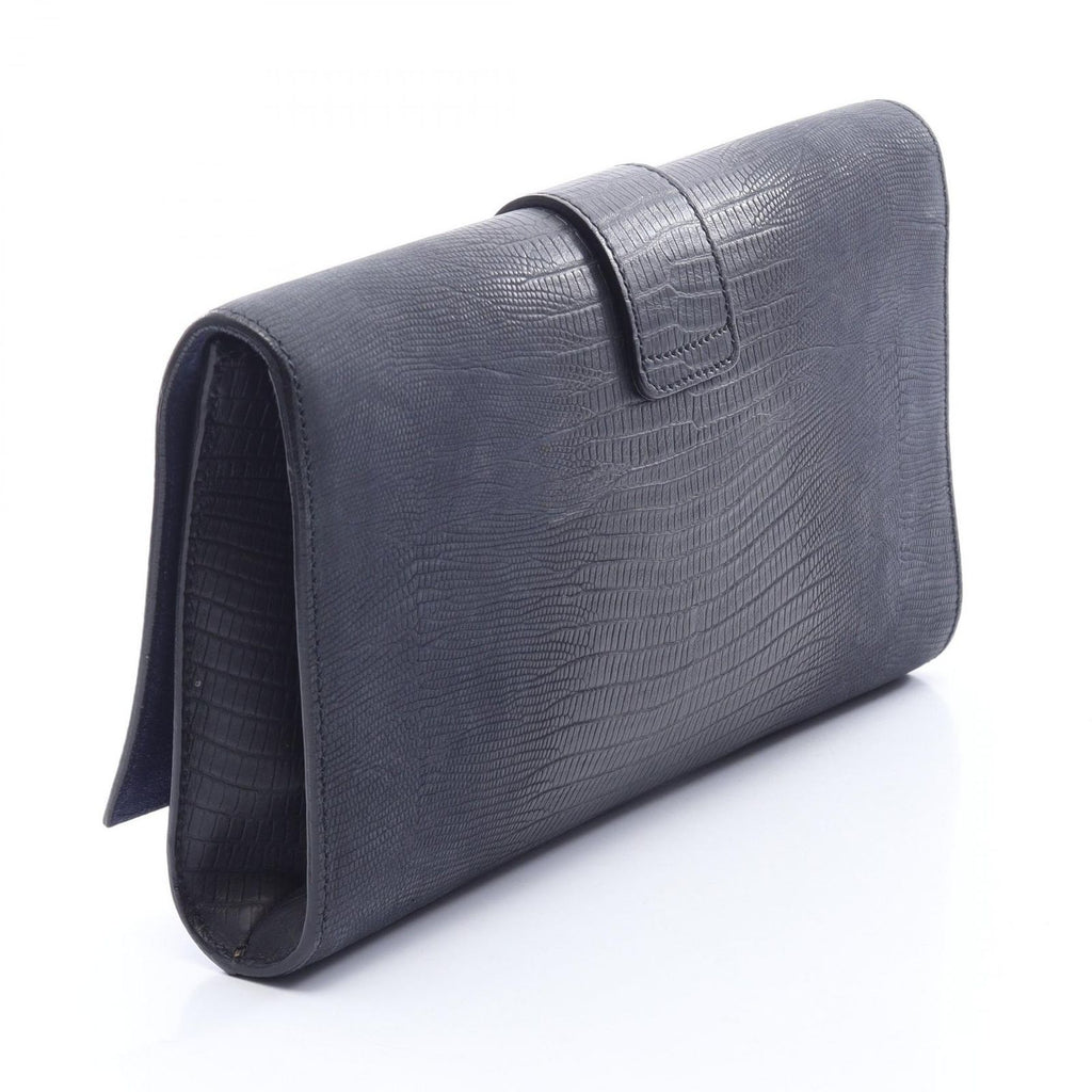 Saint Laurent Clutch Y-line Black Leather — view 2