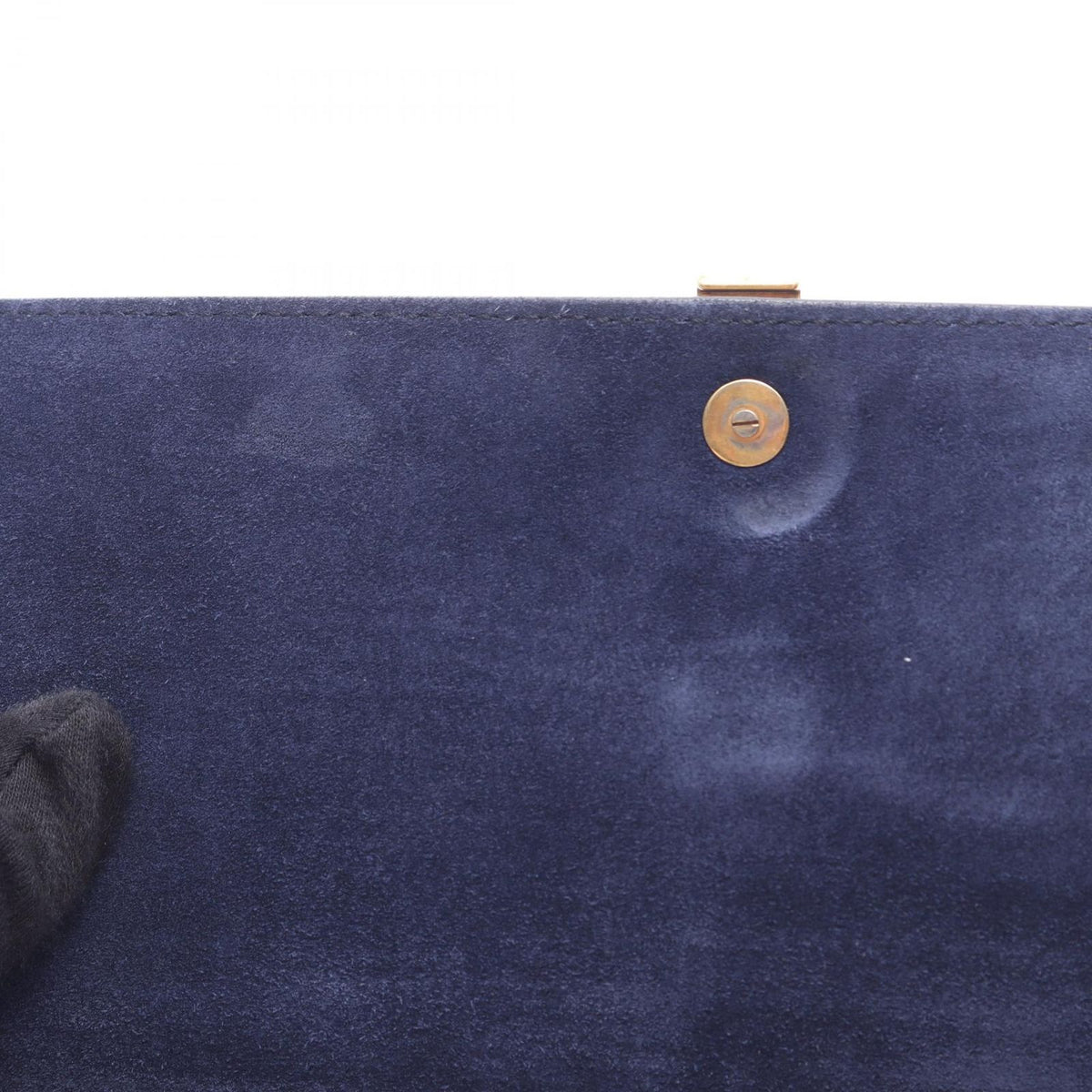 Saint Laurent Clutch Y-line Black Leather — view 5