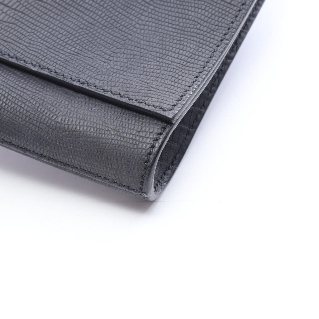 Saint Laurent Clutch Y-line Black Leather — view 7