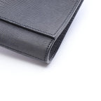 Saint Laurent Clutch Y-line Black Leather — view 7