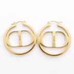 Dior Earrings Petit CD Circle — view 5